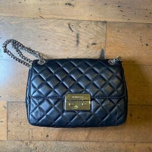 Michael Kors quilted chain strap handbag
